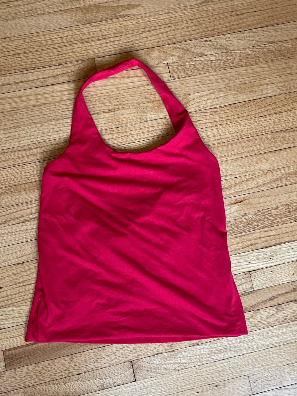 Women's Bright Pink Halter Tank Top